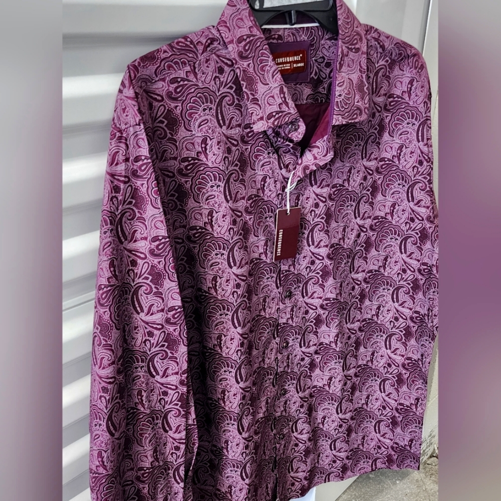 Mens Designer Dress Shirt